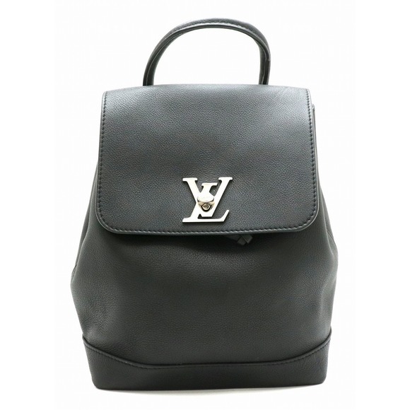 Louis Vuitton Backpack Rucksack Calf Leather Black Noir - Picture 1 of 9